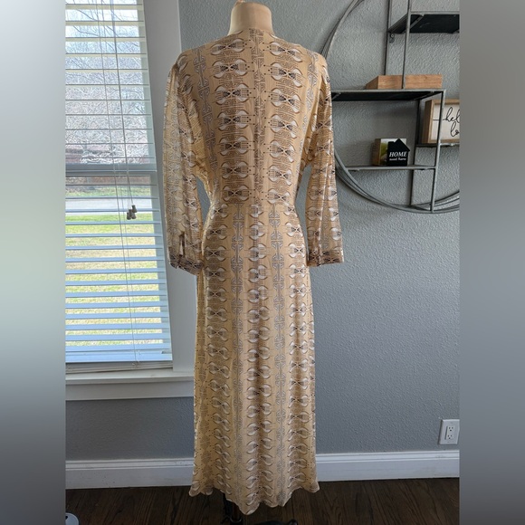 Lolita Jaca St. Barth Ibiza Silk Chiffon Long Dress Size Small - Picture 5 of 8